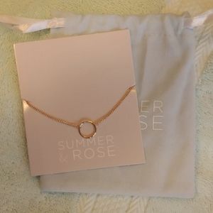 NIB Delicate Gold Summer & Rose bracelet